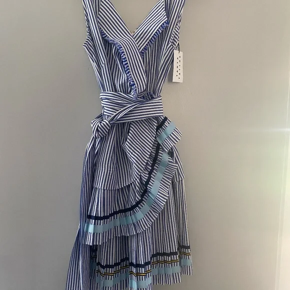 Tanya Taylor Pleated Arabella Dress - Picture 1 of 2